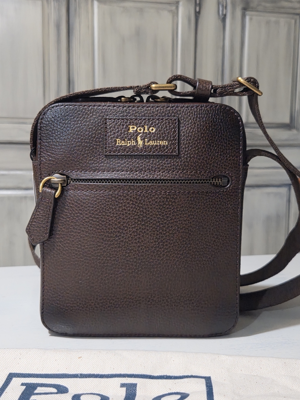 Polo Ralph Lauren Brown Leather Bag